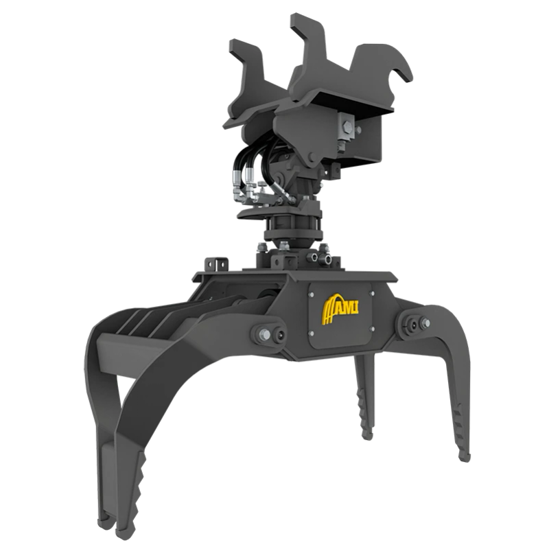 AMI Attachments Dangling Rotating Utility Grapple