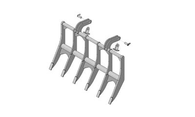 Weldco-Beales (WBM) Crawler Dozer Brush Rake