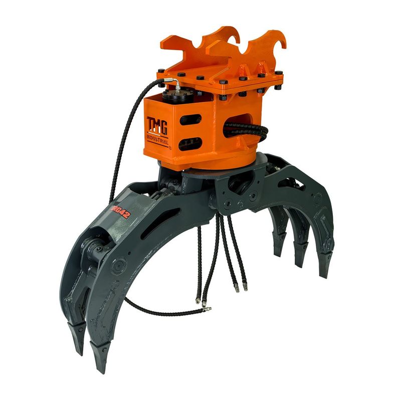 TMG Industrial TMG Excavator Rotating Grapple