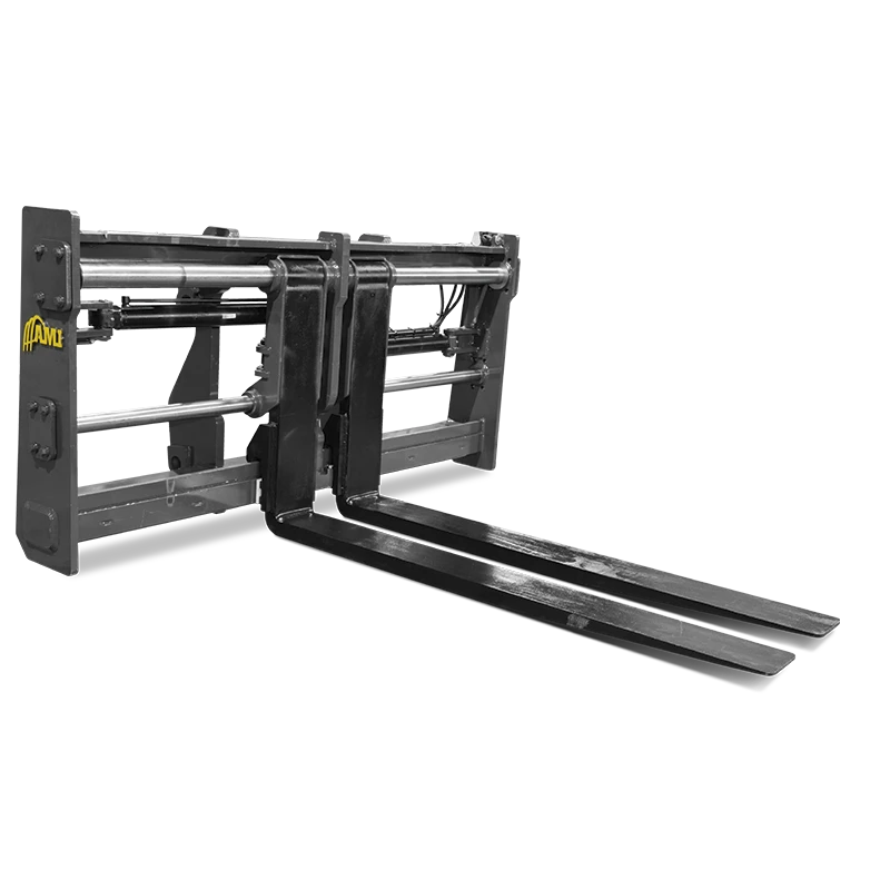 AMI Attachments Fork Rack with Hydraulic Tine Positioners