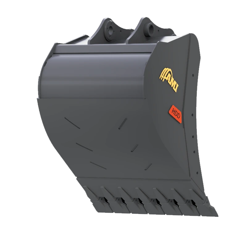 AMI Attachments High Capacity Heavy Duty Digging Bucket – Spade Tooth