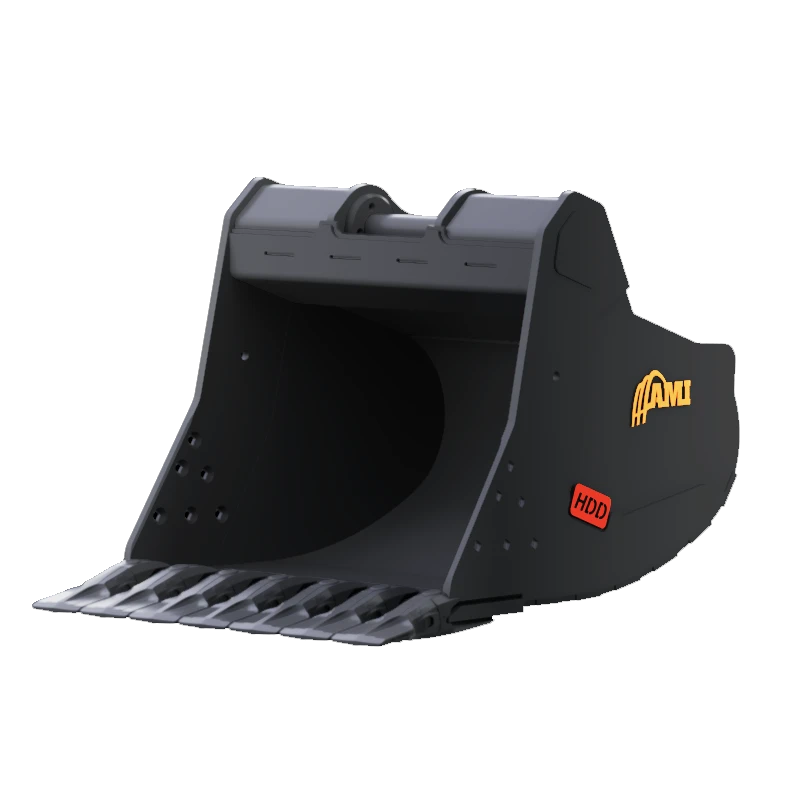 AMI Attachments Recessed Lug Heavy Duty Digging Bucket – Spade Tooth