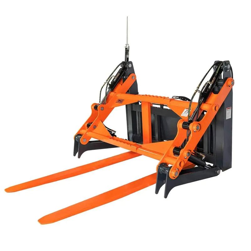 TMG Industrial TMG Skid Steer Pallet Fork Pipe Grapple