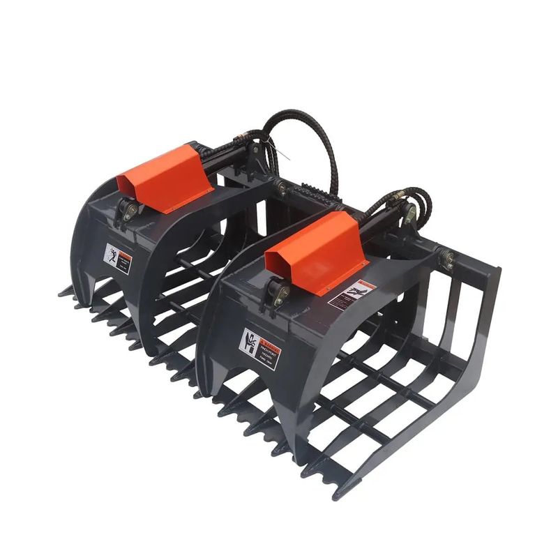 TMG Industrial TMG Skid Steer Rock Skeleton Grapple