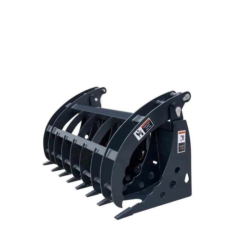 TMG Industrial TMG Skid Steer Root Rake Clamshell Grapple
