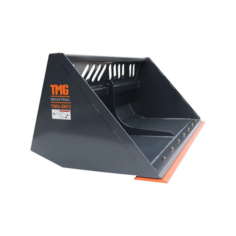 TMG Industrial TMG Skid Steer Snow and Mulch Bucket