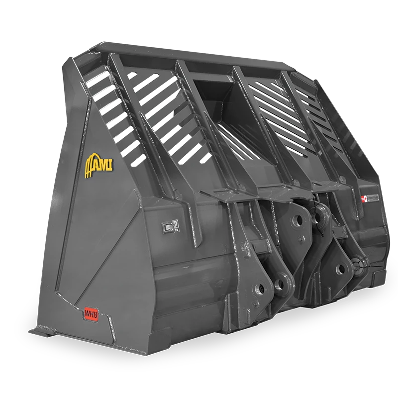 AMI Attachments Waste Piling Bucket